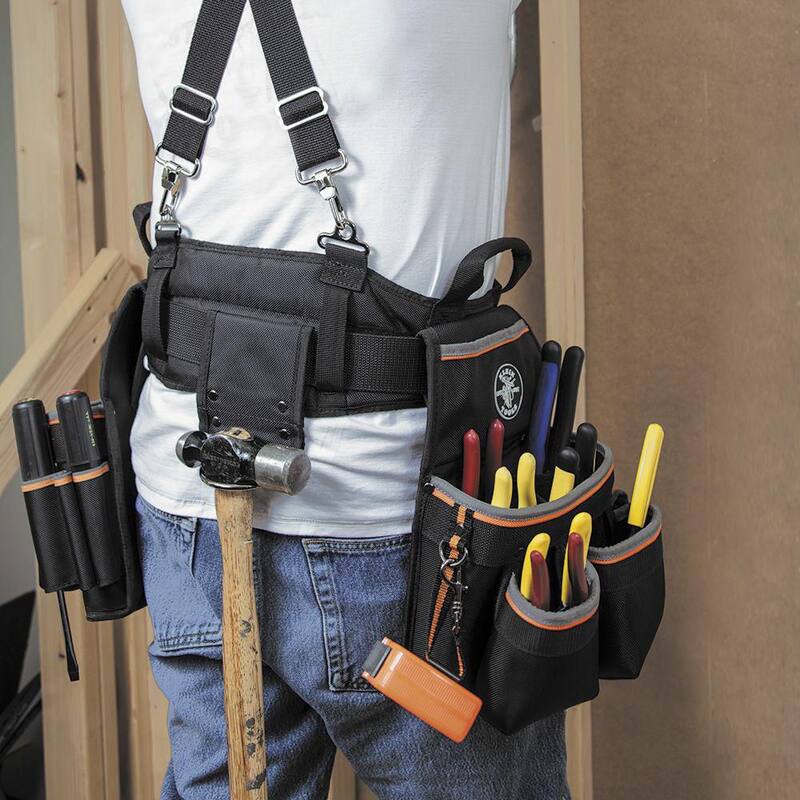 Klein Tools Tradesman Pro Electrician's Tool Belt, Large - 55428