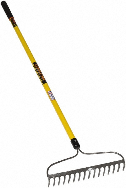 Bon Tool Garden Rakes: Flat Rake, Removable, 1, Steel - 22-229