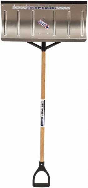 Suncast Snow Shovels & Ice Scrapers: Snow Pusher, Yes, Steel - SPUH2400