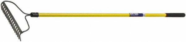 SEYMOUR-MIDWEST Bow Rake with 60" Straight Fiberglass Handle - 42366