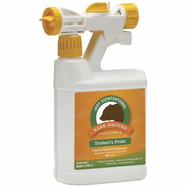 Bare Ground Solutions 100% Fish Fertilizer nutrients for rapid, dynamic and optimal growth in place of chemical fertilizers - TP-2.5G