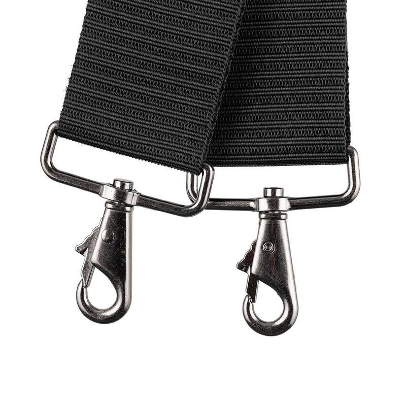 DEAD ON TOOLS Professional Carpenter's Work Tool Belt Tool Storage Suspension Rig with LoadBear Suspenders and 2 Tool Pouches in Black - HDP400945