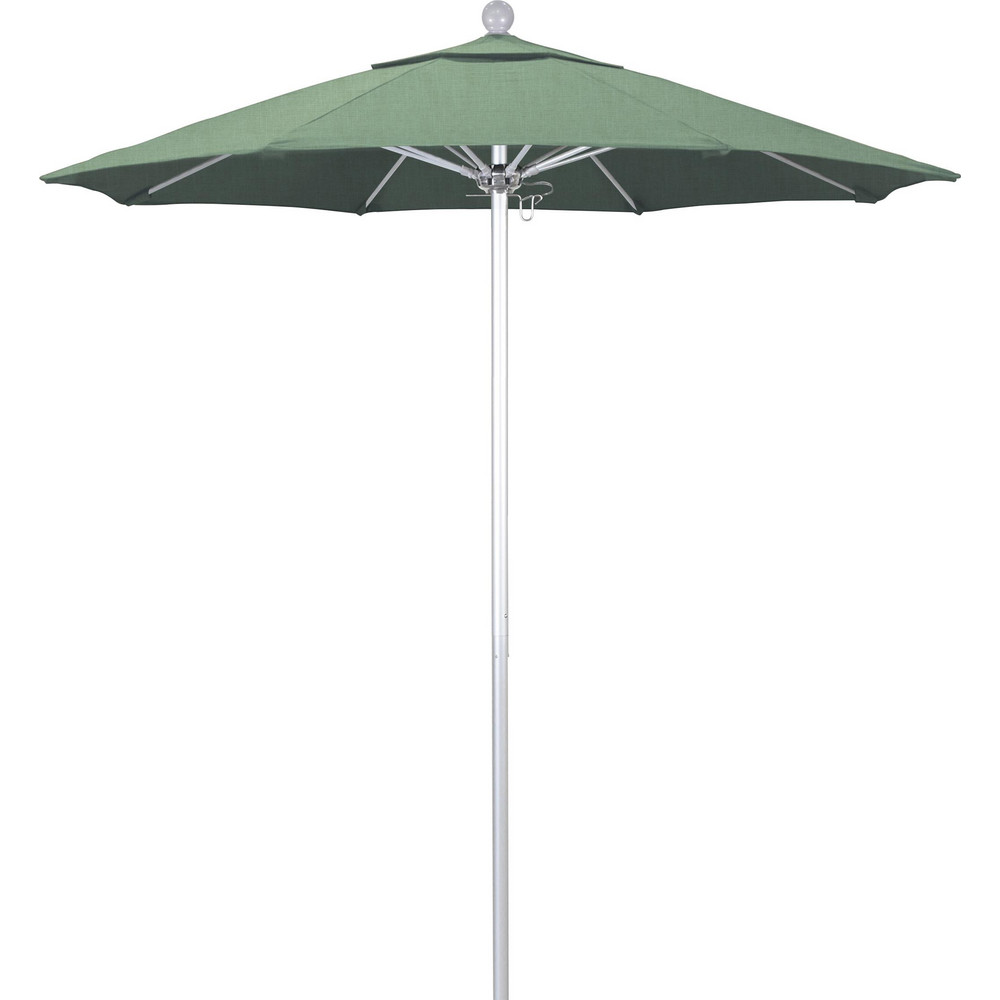 California Umbrella Patio Umbrella: 90" Dia, 8' High, Pacifica, Spa, Aluminum Frame - 194061620625