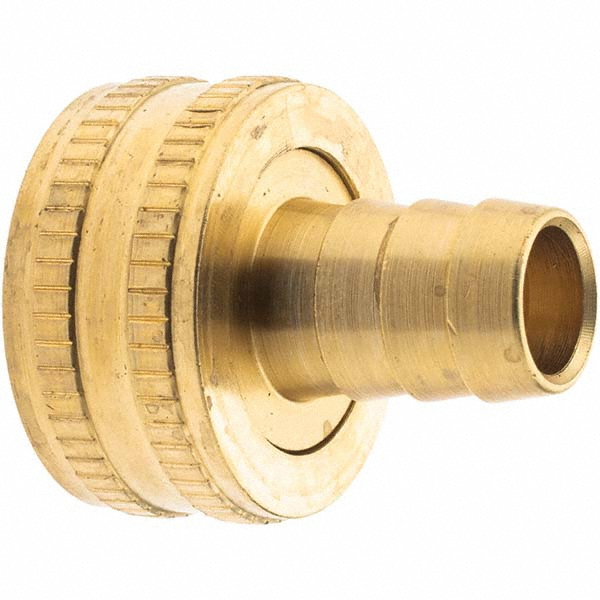 Value Collection Garden Hose Fitting: Female Hose to Barb, 3/4 x 5/8", Brass - 12341