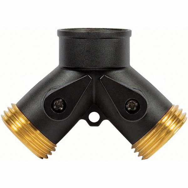 Nelson Garden Hose Shut-Off Valve: Female & Male, 3/4", Metal - 853014-1001