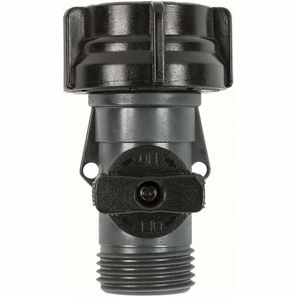 Nelson Garden Hose Shut-Off Valve: Female & Male, 3/4", Metal - 853014-1001