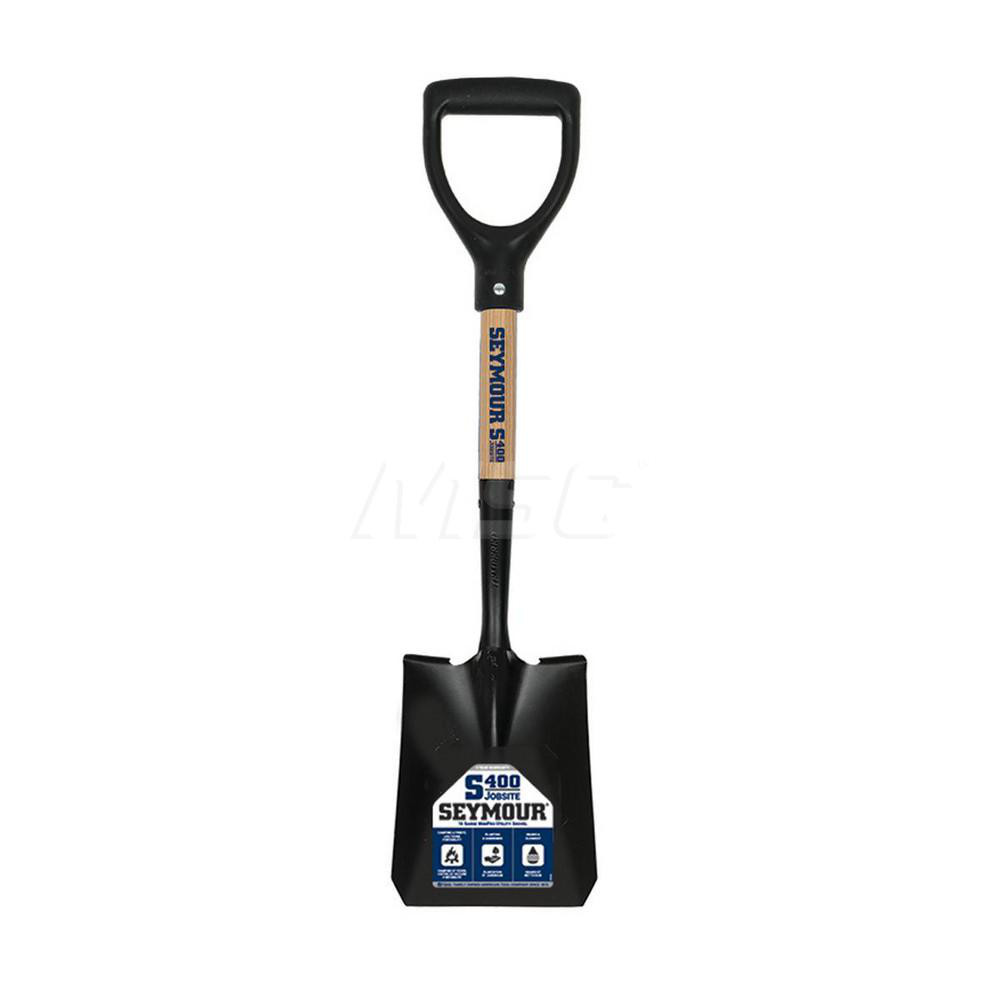 SEYMOUR-MIDWEST Digging Shovel: Steel, Square, 8" Blade Length, 6" Blade Width - 49353