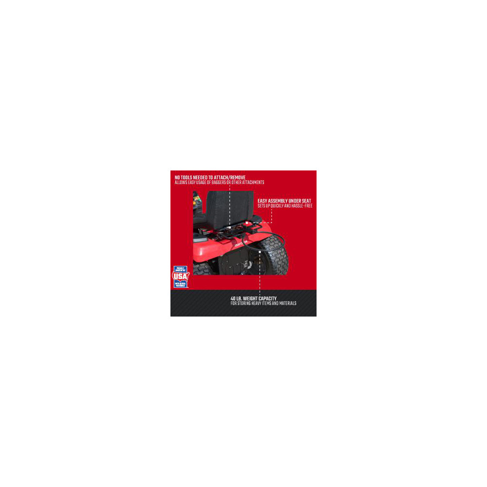 Craftsman Outdoor Power Equipment Accessories: Accessory Type: Bucket Holder; For Use With: Fits Most Front Engine Lawn Tractors - CMXGZBF450565