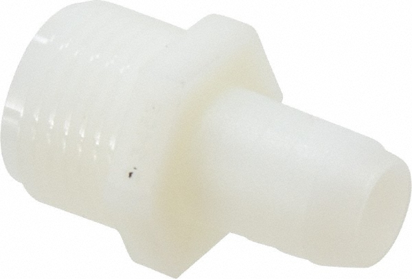 Green Leaf Garden Hose Fitting: Male Hose to Barb, 3/4" MGHT, Nylon - EL 3438 G