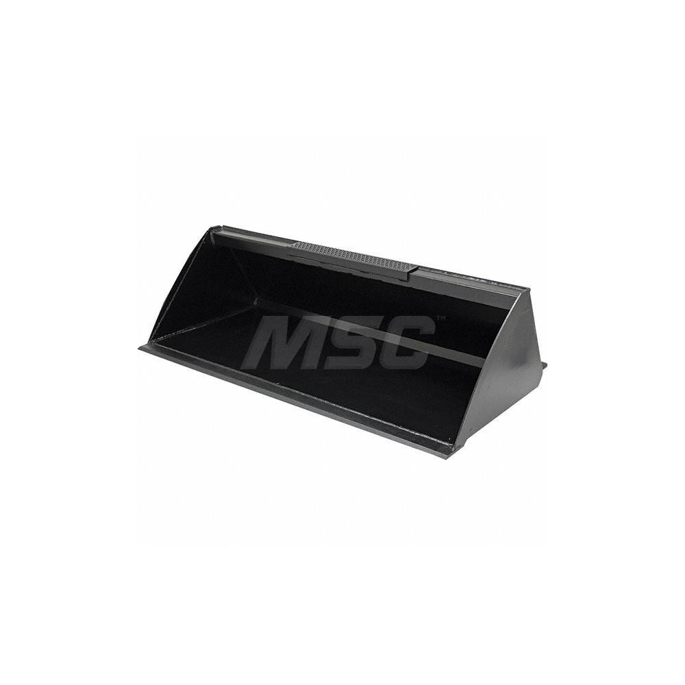 Vestil Low Profile Skid Steer Bucket Attachment - EA-SKSB-72-LP