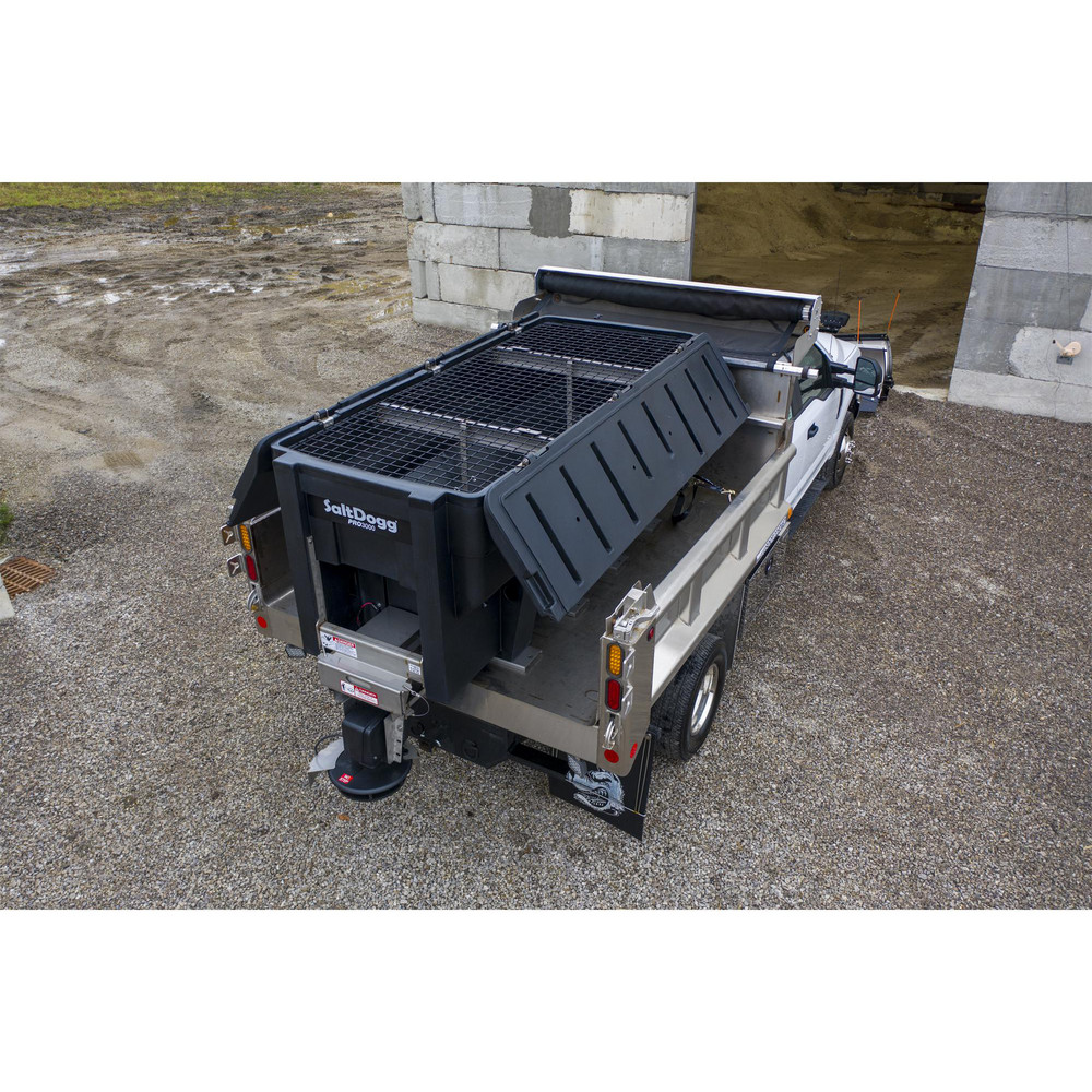 Buyers Products Landscape Spreader Accessories: Type: Lid for Salt Spreaders; Product Compatibility: PRO3000 and PRO3000CH Spreaders; Material: Polyethylene - 3047876