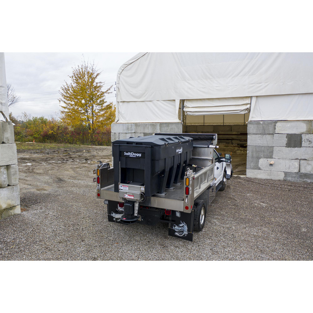 Buyers Products Landscape Spreader Accessories: Type: Lid for Salt Spreaders; Product Compatibility: PRO3000 and PRO3000CH Spreaders; Material: Polyethylene - 3047876