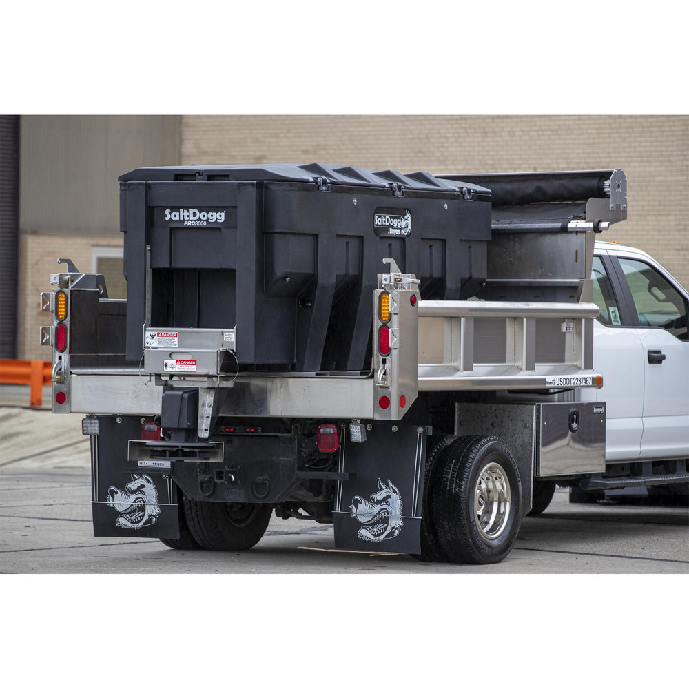 Buyers Products Landscape Spreader Accessories: Type: Lid for Salt Spreaders; Product Compatibility: PRO3000 and PRO3000CH Spreaders; Material: Polyethylene - 3047876