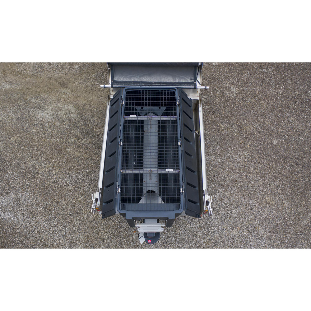 Buyers Products Landscape Spreader Accessories: Type: Lid for Salt Spreaders; Product Compatibility: PRO3000 and PRO3000CH Spreaders; Material: Polyethylene - 3047876