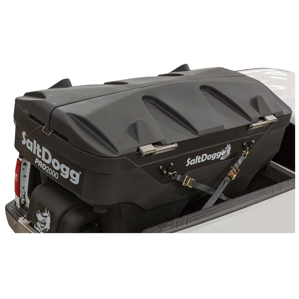 Buyers Products Landscape Spreader Accessories: Type: Lid for Salt Spreaders; Product Compatibility: PRO3000 and PRO3000CH Spreaders; Material: Polyethylene - 3047876