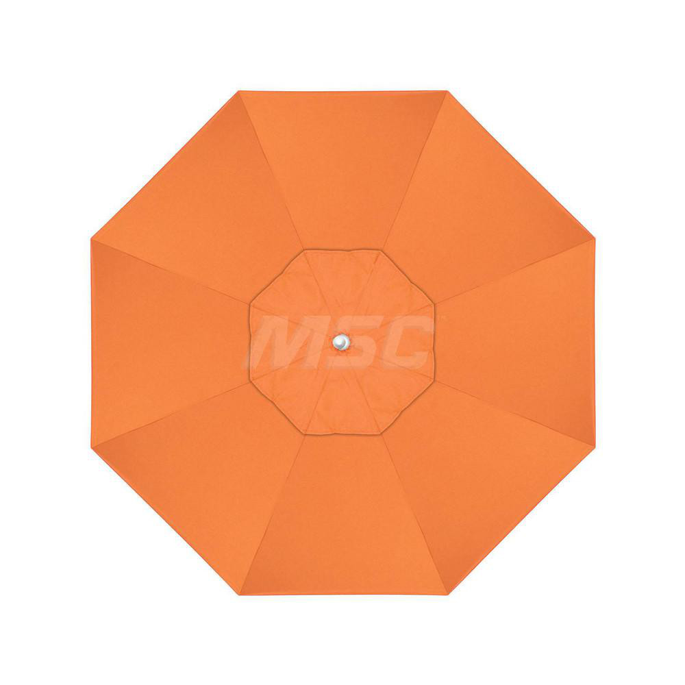California Umbrella Patio Umbrella: 108" Dia, 9' High, Solution Dyed Acrylic, Tuscan, Aluminum & Fiberglass Frame - 194061358726