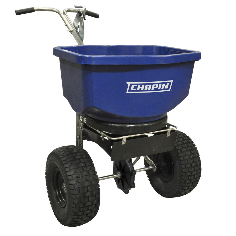 Trynex SNOWEX Manual Walk-Behind Spreader: Snow Removal & De-Icing, 160 lb Capacity, Steel, Polyethylene - SP-85