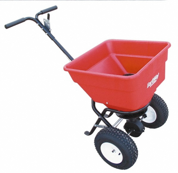 Trynex SNOWEX Manual Walk-Behind Spreader: Snow Removal & De-Icing, 160 lb Capacity, Steel, Polyethylene - SP-85