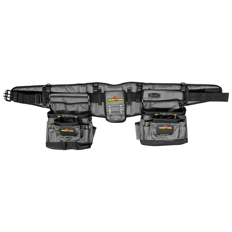 MagnoGrip 19-Pocket Builders Tool Belt with Integrated Back Support - 006-604