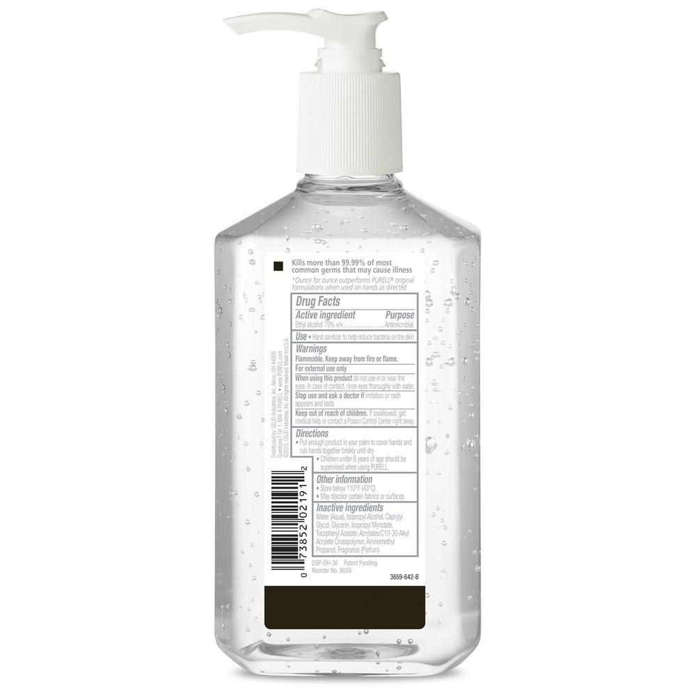 PURELL® PURELL Advanced Hand Sanitizer Refreshing Gel, Clean Scent, 12 fl oz Pump Bottle - 3659-12