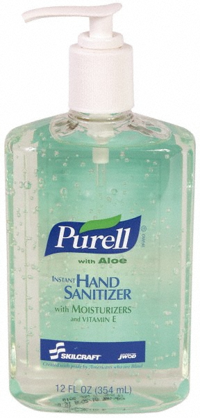 AbilityOne Hand Sanitizer: Liquid, 1,000 ml Pouch, Contains Alcohol - 8520015220828CS
