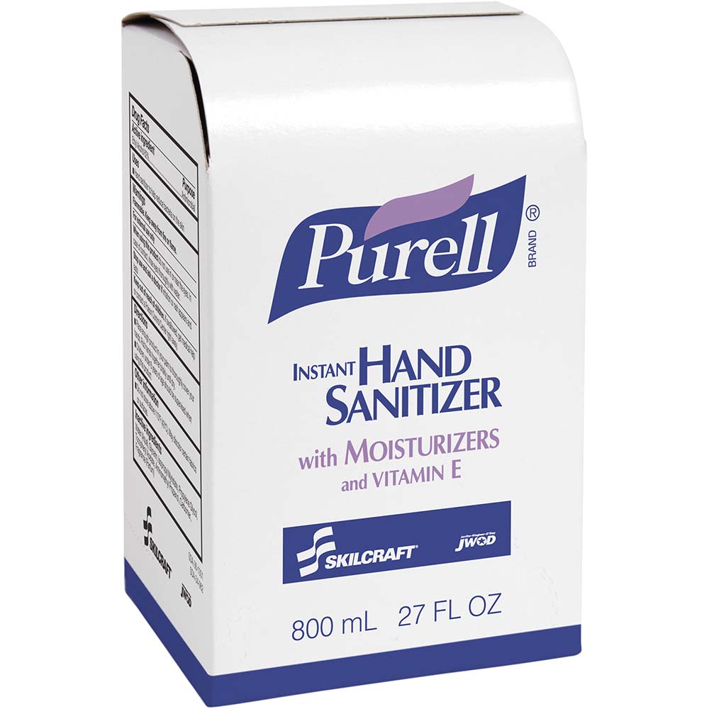 AbilityOne Hand Sanitizer: Liquid, 1,000 ml Pouch, Contains Alcohol - 8520015220828CS