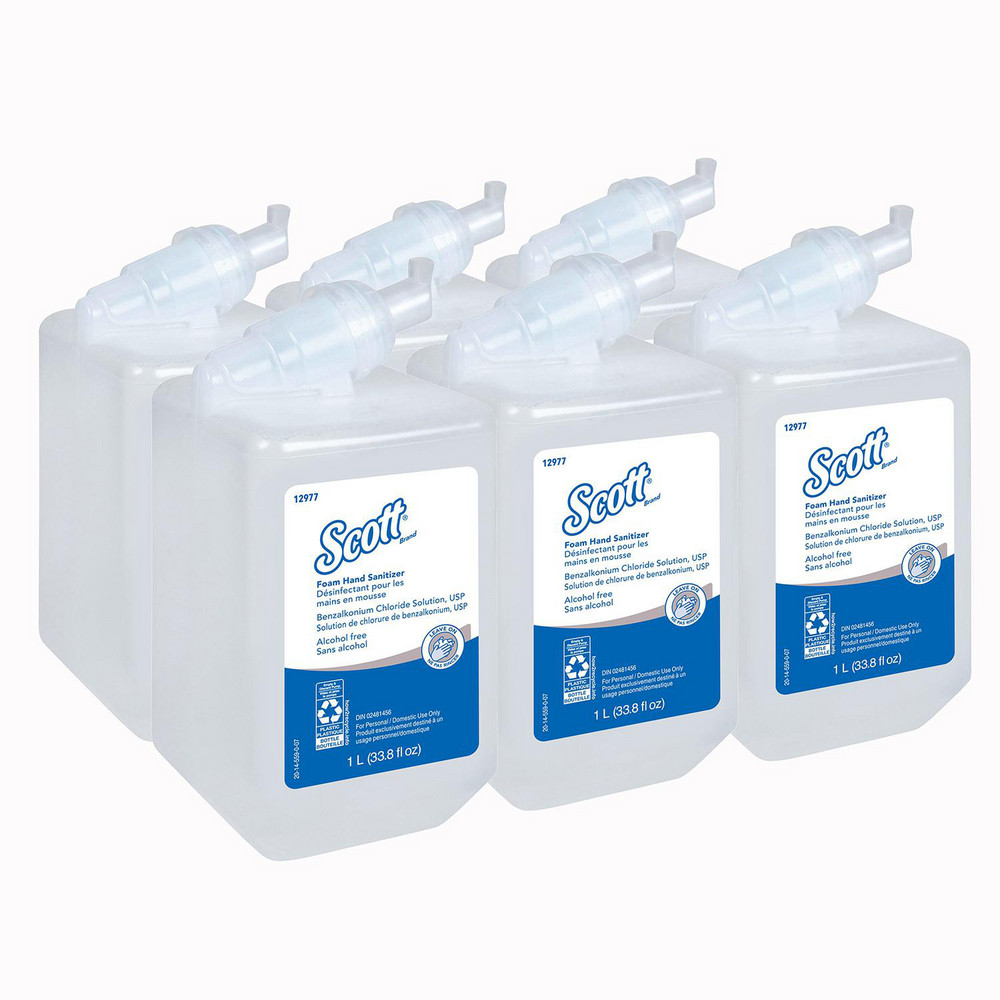 AbilityOne Hand Sanitizer: Liquid, 1,000 ml Pouch, Contains Alcohol - 8520015220828CS