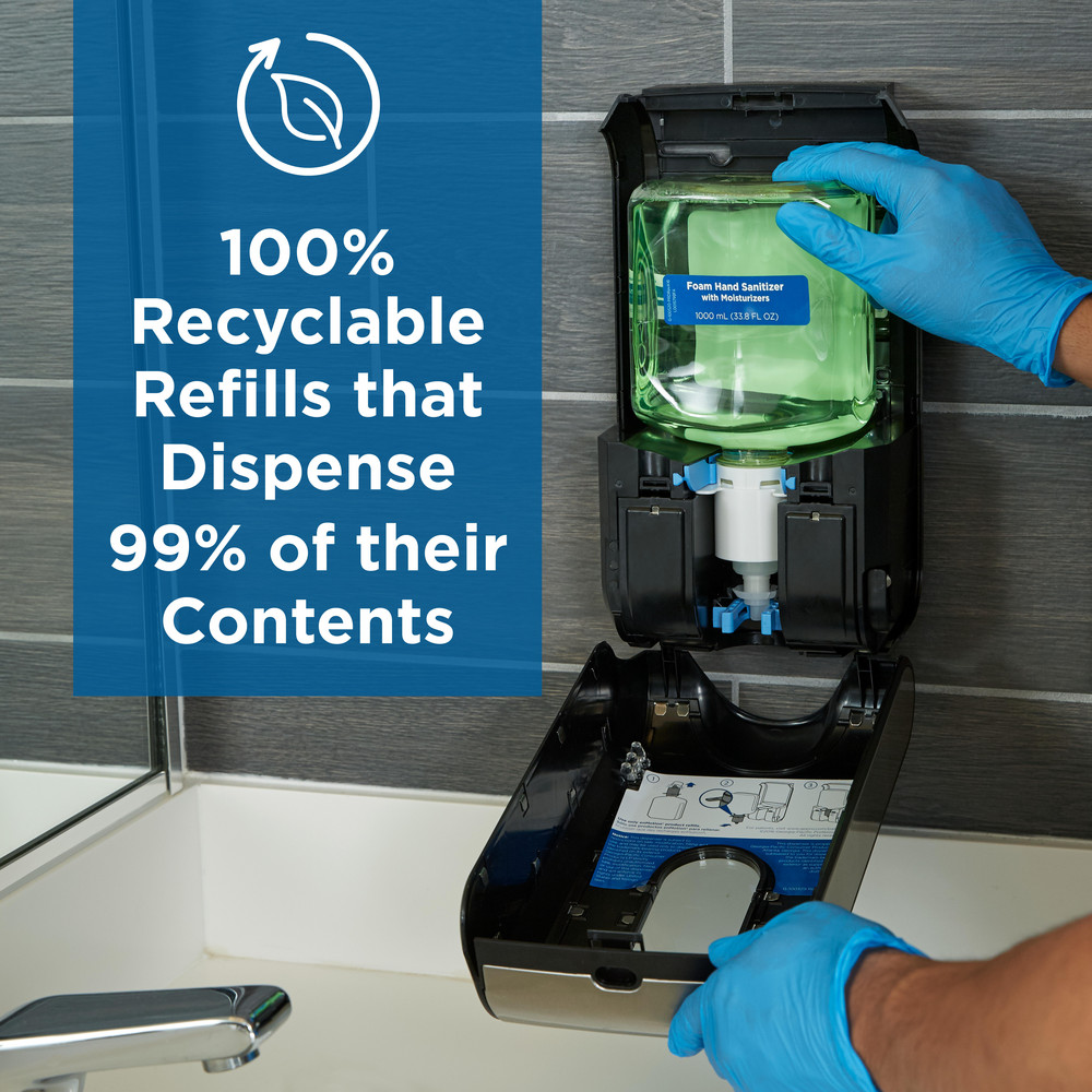 Georgia Pacific Enmotion High-Frequency-Use Foam Sanitizer Dispenser Refills, Dye And Fragrance Free - 42336