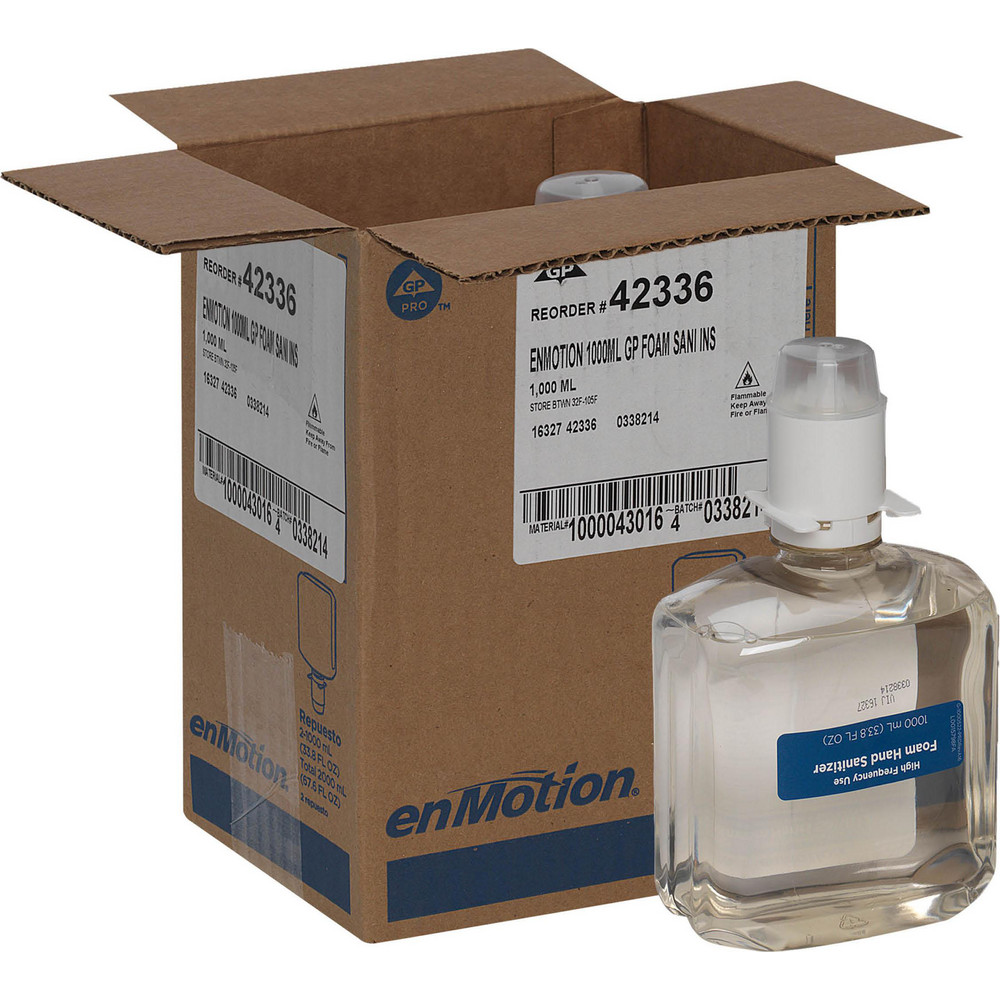 Georgia Pacific Enmotion High-Frequency-Use Foam Sanitizer Dispenser Refills, Dye And Fragrance Free - 42336