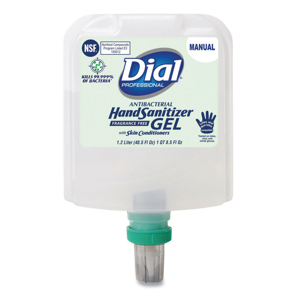 Dial Antibacterial Foaming Hand Sanitizer Refill for Dial 1700 V Dispenser, Fragrance-Free, 1.2 L, 3/Carton - DIA19717CT