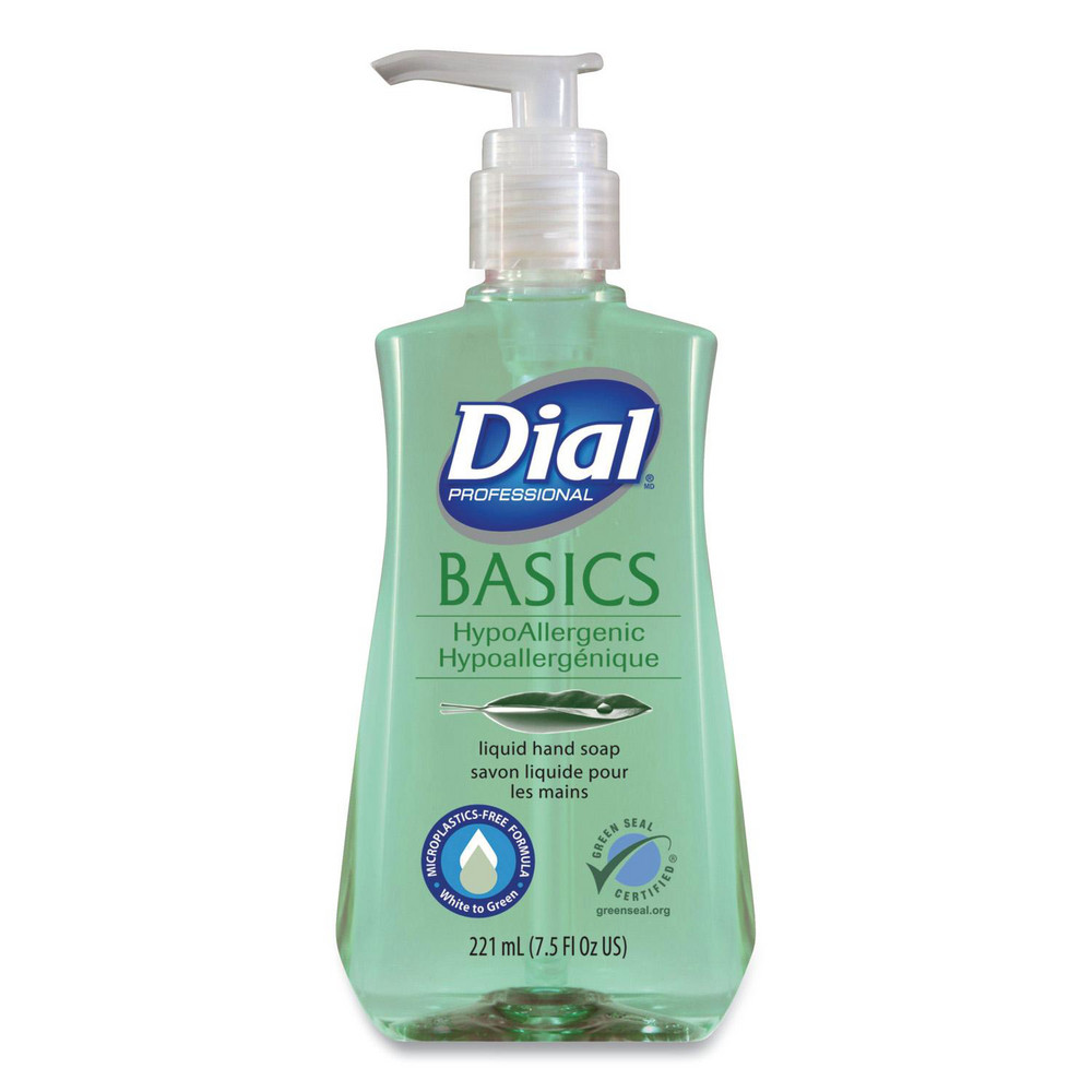 Dial Basics MP Free Liquid Hand Soap, Unscented, 7.5 oz, 12/Carton - DIA33256