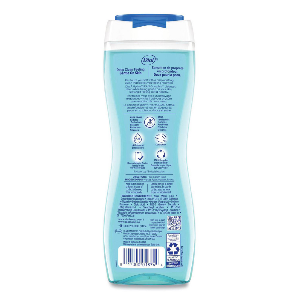 Dial Body Wash, Spring Water Scent, 16 oz, 6/Carton - DIA02653