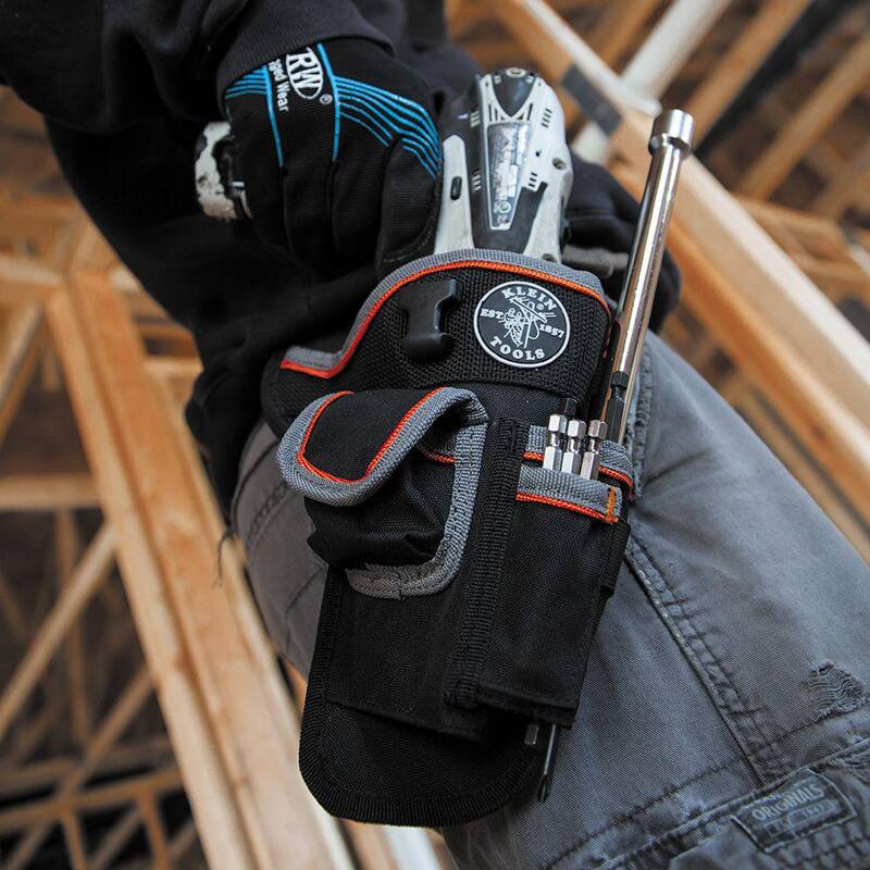 Klein Tools Tradesman Pro 7.25 in. Drill Pouch Organizer - 5183