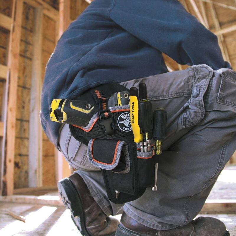 Klein Tools Tradesman Pro 7.25 in. Drill Pouch Organizer - 5183