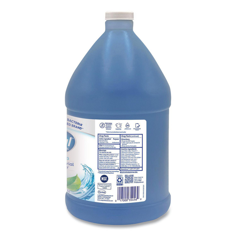 Dial Antibacterial Defense Foaming Hand Wash Refill, Plus Aloe Formula, Spring Water Scent, 1 gal, 4/Carton - DIA35458