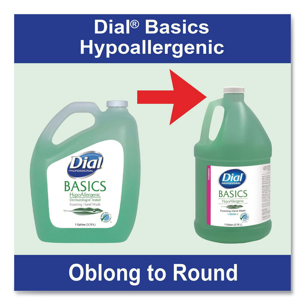 Dial Basics Hypoallergenic Hand Wash, Honeysuckle Scent, 1 gal, 4/Carton - DIA35438
