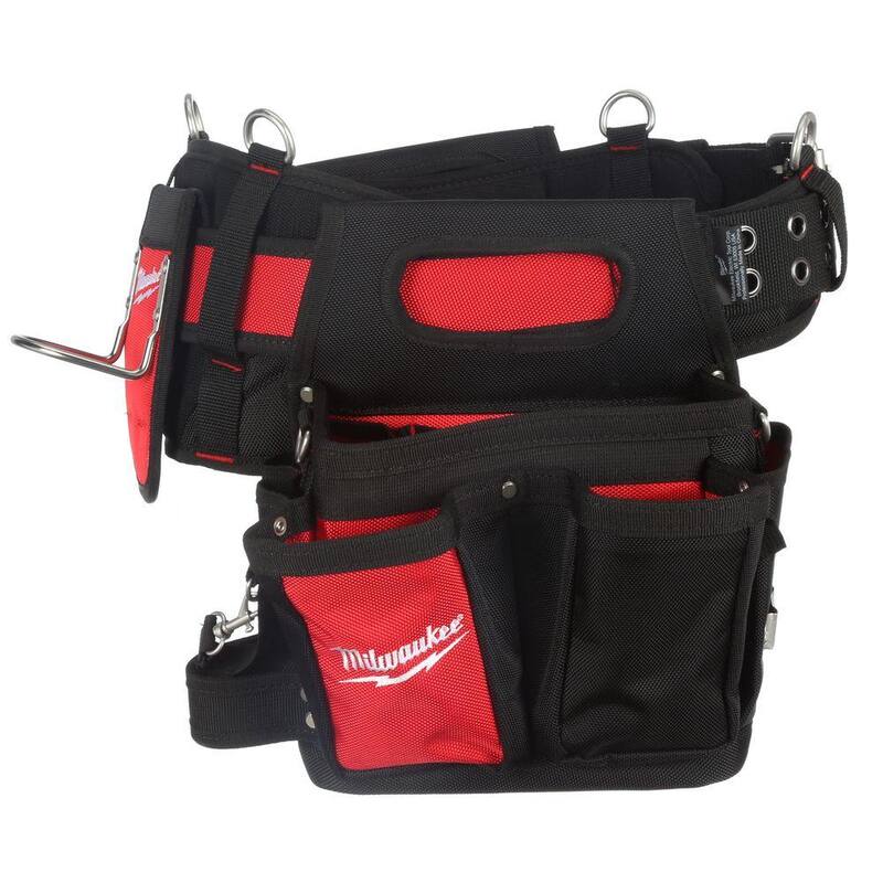 Milwaukee Adjustable Electricians Work Waist Tool Belt W/ Left, Right, and Straight Aviation Snips (3-Pack) - 48-22-8110-48-22-4533