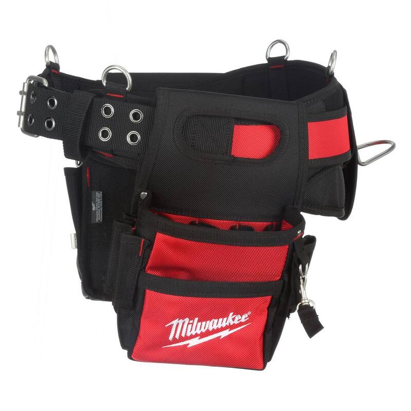Milwaukee Adjustable Electricians Work Waist Tool Belt with 3-Pieces Pliers Kit - 48-22-8110-48-22-6331