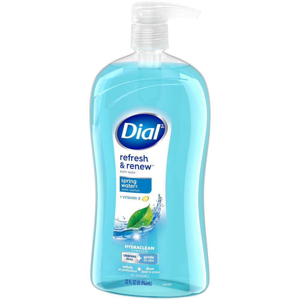 Dial Body Wash, Spring Water Scent, 32 oz, 4/Carton - DIA11857