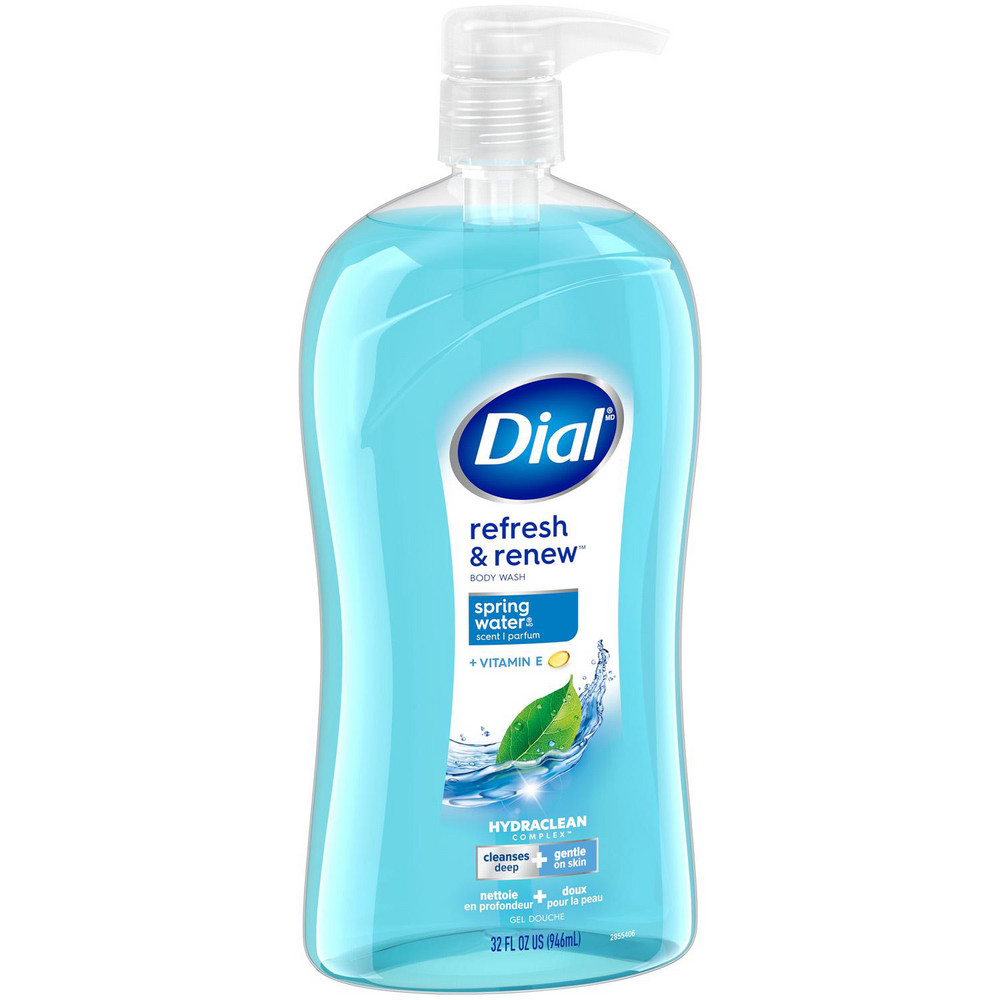 Dial Body Wash, Spring Water Scent, 32 oz, 4/Carton - DIA11857