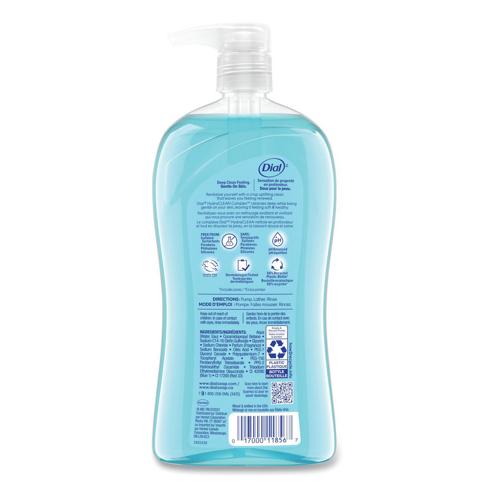 Dial Body Wash, Spring Water Scent, 32 oz, 4/Carton - DIA11857