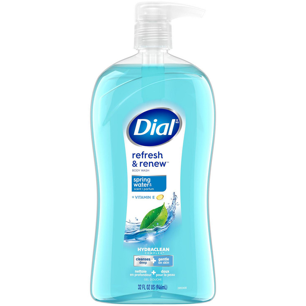 Dial Body Wash, Spring Water Scent, 32 oz, 4/Carton - DIA11857