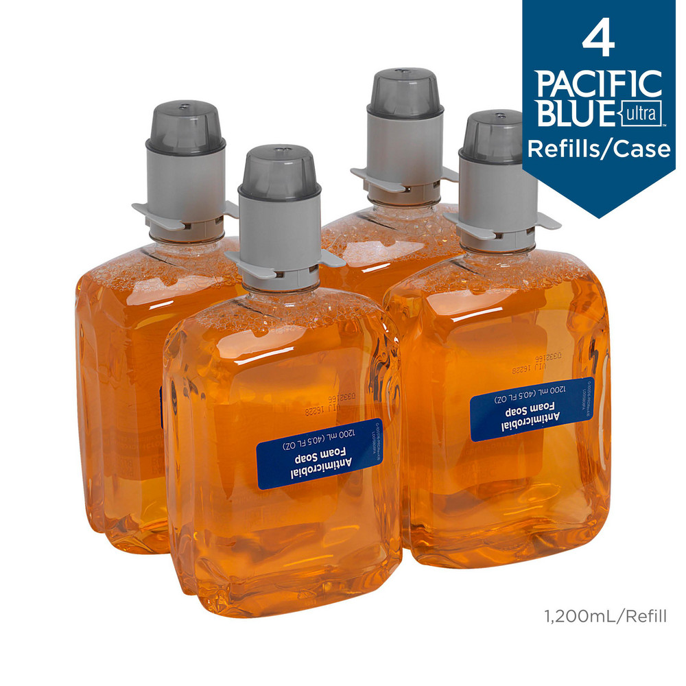 Georgia Pacific Pacific Blue Ultra Antimicrobial Bzk Foam Soap Dispenser Refills For Manual Dispensers, Antimicrobial Pacific Citrus - 43819