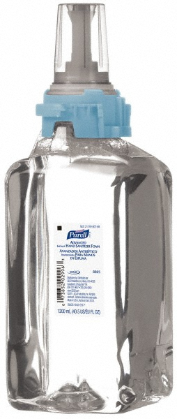PURELL® PURELL Advanced Hand Sanitizer Gentle & Free Foam, 1200 mL Hand Sanitizer Refill for PURELL ES6 Automatic Dispenser, 2/Case - 6451-02