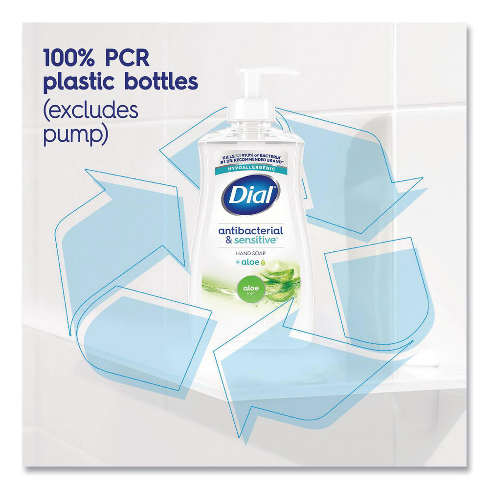 Dial Antibacterial Liquid Hand Soap, Aloe Scent, 11 oz, 12/Carton - DIA20946