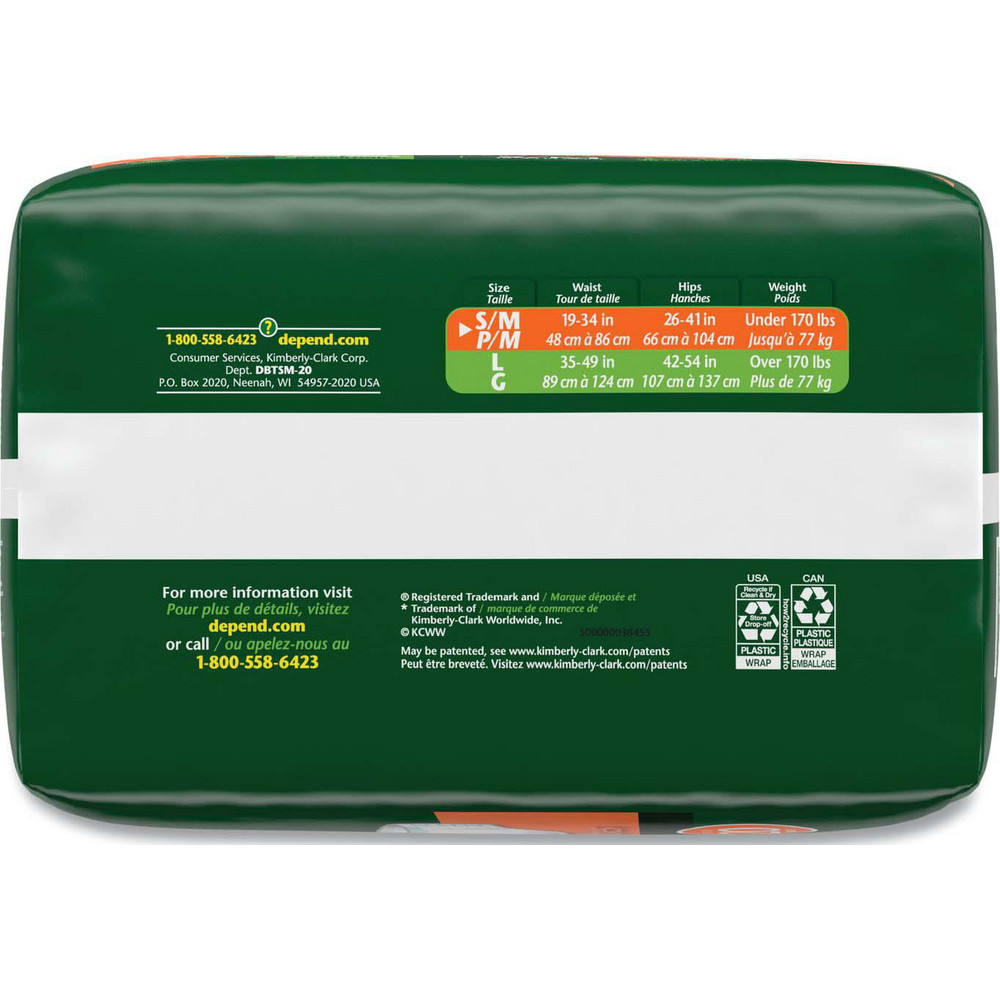 Depend Feminine Hygiene Products: Incontinence Protection, Max, None - KCM35456