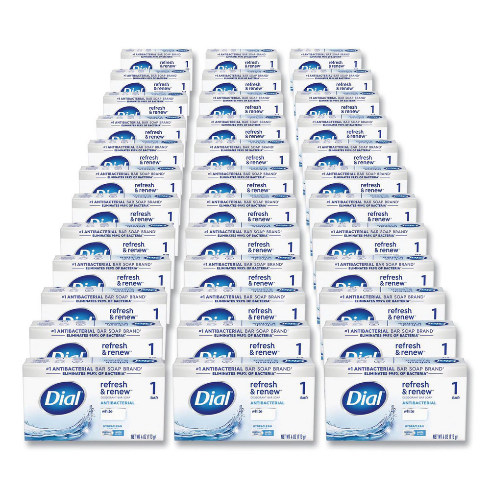 Dial Deodorant Bar Soap, Iconic Dial Soap Scent, 4 oz, 36/Carton - DIA92633
