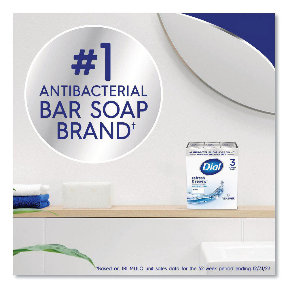 Dial Deodorant Bar Soap, Iconic Dial Soap Scent, 4 oz, 36/Carton - DIA92633