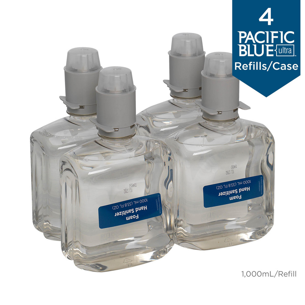 Georgia Pacific Pacific Blue Ultra Foam Hand Sanitizer Refills For Manual Dispensers, Dye & Fragrance Free - 43335