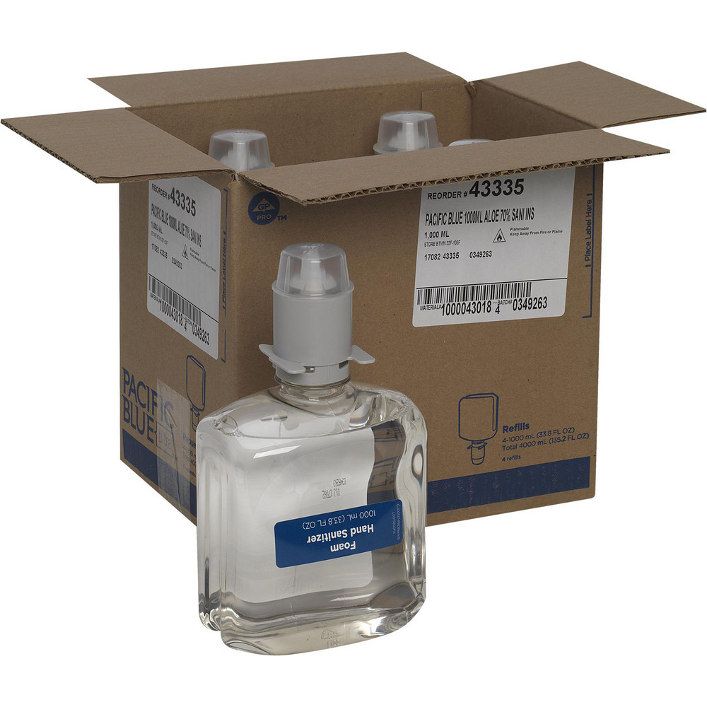 Georgia Pacific Pacific Blue Ultra Foam Hand Sanitizer Refills For Manual Dispensers, Dye & Fragrance Free - 43335